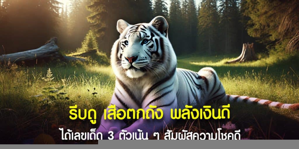 รีบดู เสือตกถัง พลังเงินดี